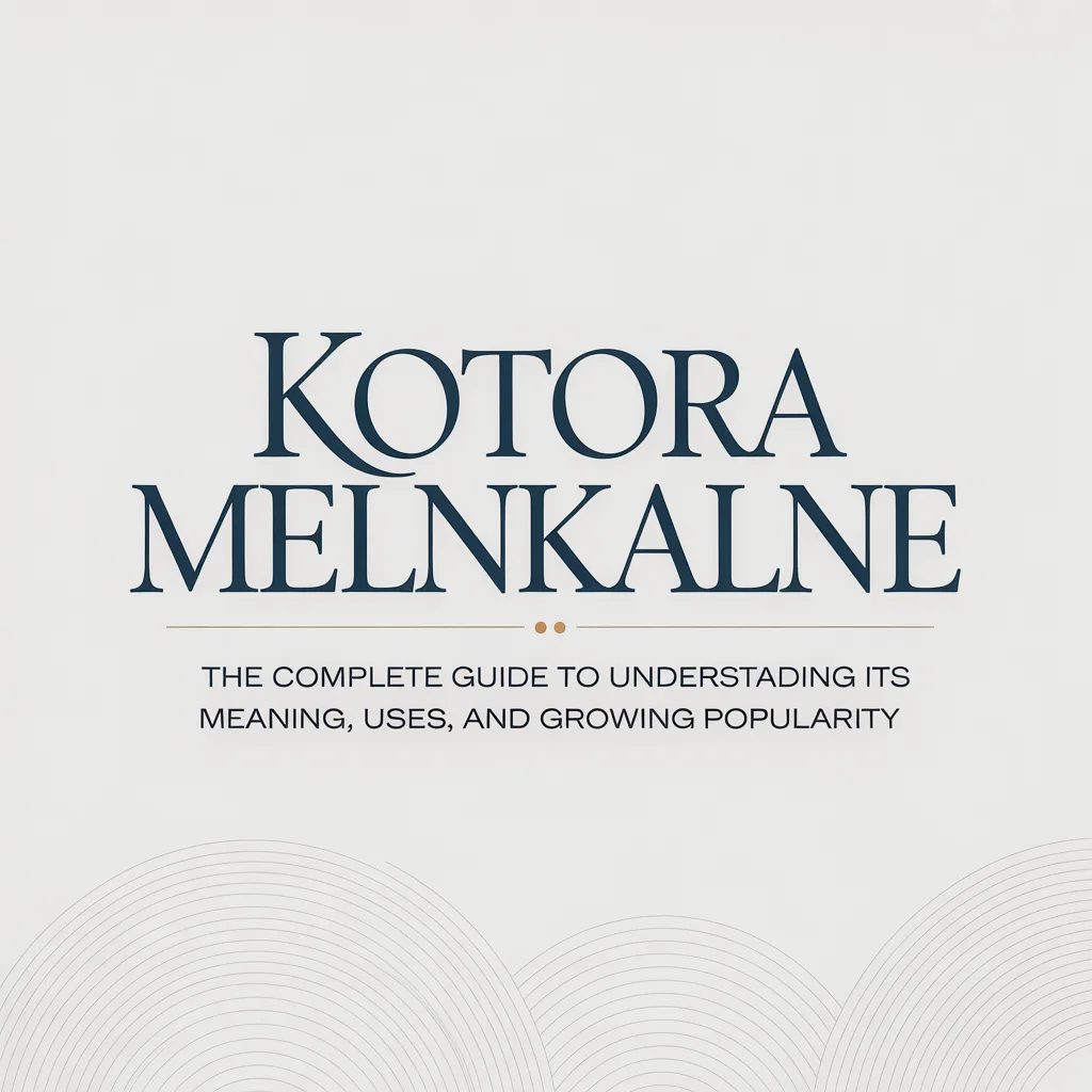 kotora melnkalne