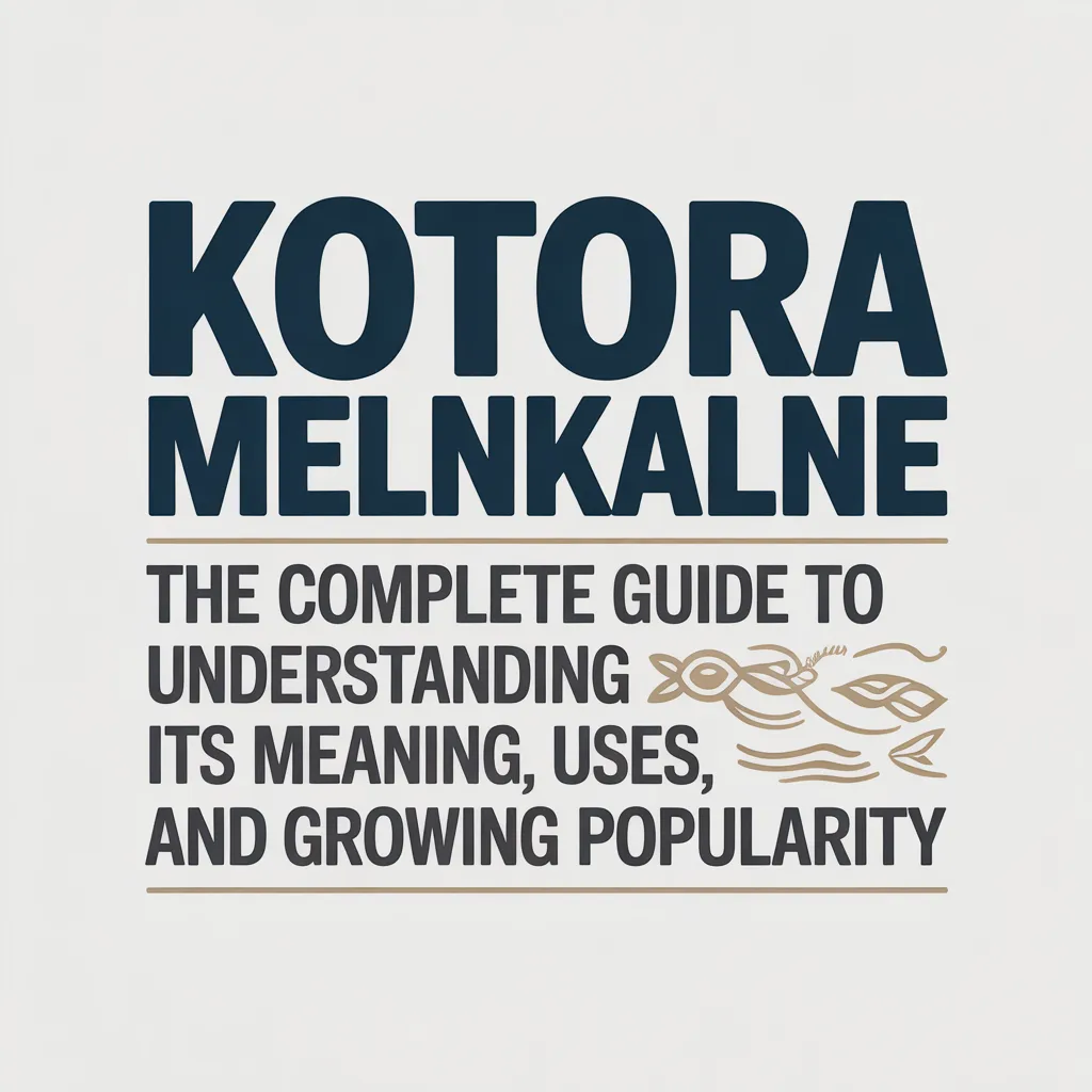 kotora melnkalne